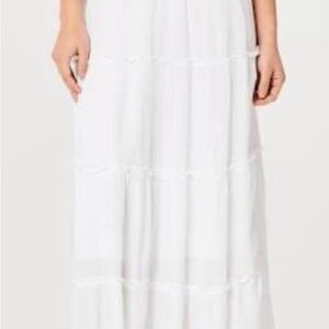 White Hollister Maxi Skirt